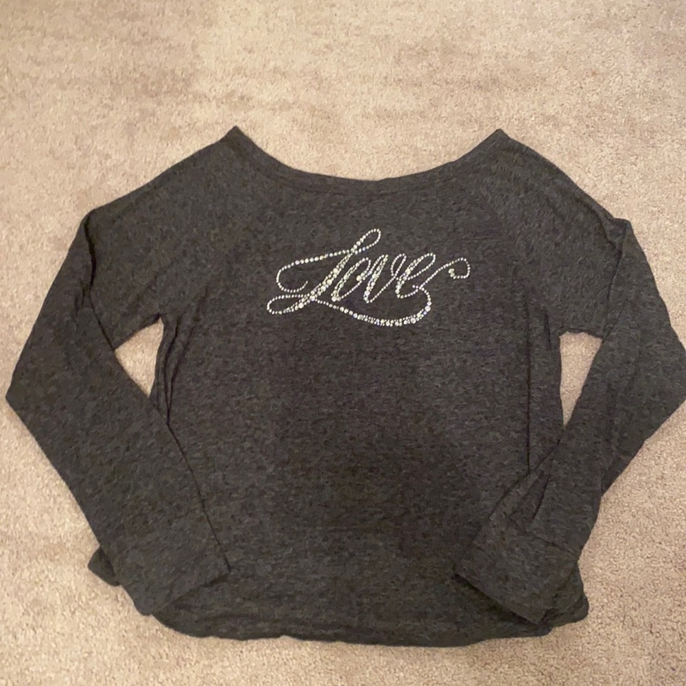 VS Rhinestone Love Longsleeve